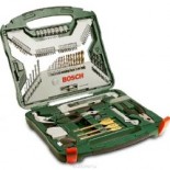 Maletín Bosch X103Ti de 103 piezas para taladrar y atornillar
