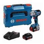 Bosch GDS 18V-450 HC Professional + 2 baterías 5Ah + L-BOXX - Atornillador de impacto a batería