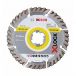 Disco de diamante  universal Bosch X-LOCK - 115mm