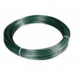 Rollo alambre plastificado verde Nº17 / Ø3mm - 100 metros