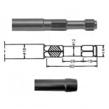 Mango porta-bujardas para martillo neumático inserción Hexagonal IMCO MULTI 261 de 180mm