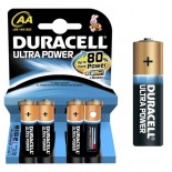 Pilas alcalinas DURACELL ULTRA POWER - AA (Blister 4 unidades)