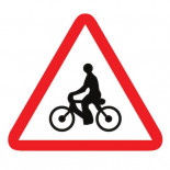 Señal de tráfico peligro ciclistas Homologada 70cm