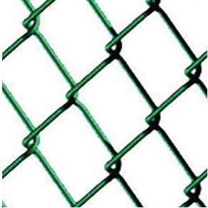 Decaer Abigarrado irregular Malla metálica plastificada verde de simple torsión | C.Turró
